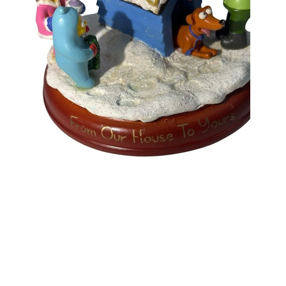 2004 Simpsons Bradford Christmas Ornament Illuminated 